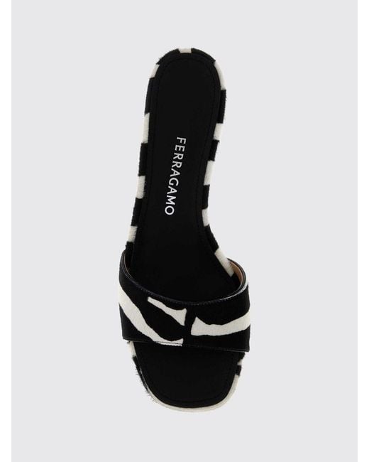 Ferragamo White Heeled Sandal