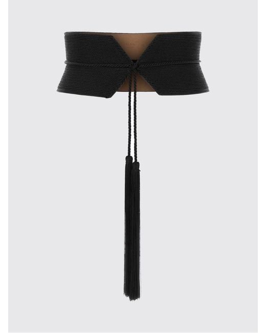 Alaïa Black Wide Bustier Belt