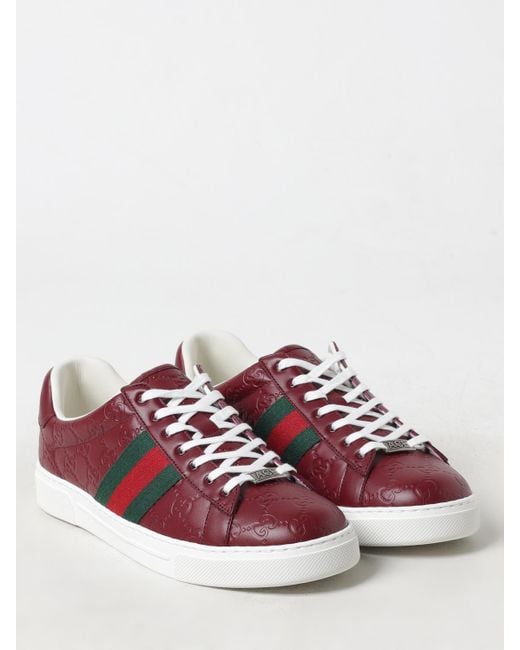 Gucci Red Ace Sneakers for men