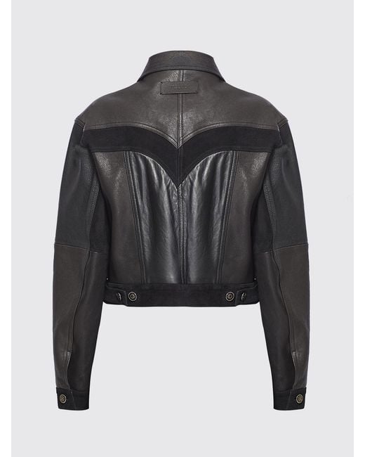 Versace Black Leather Jacket