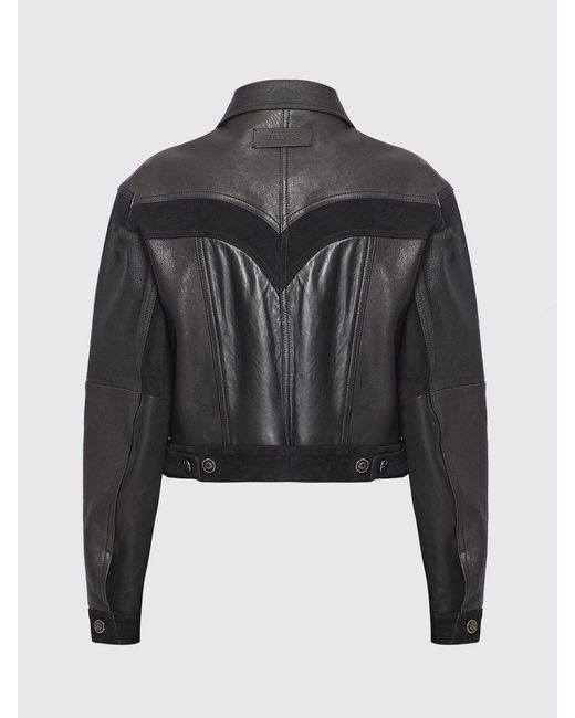 Versace Black Leather Jacket