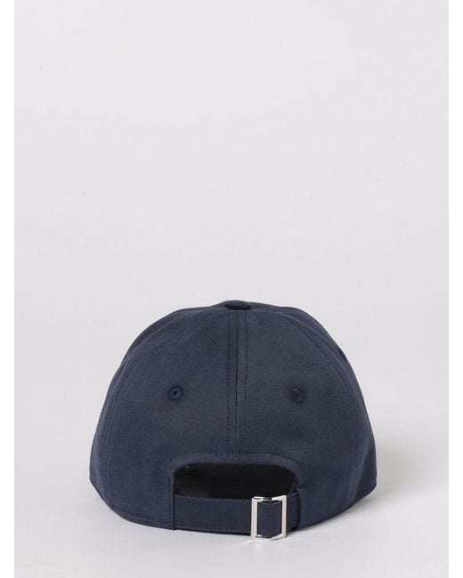 Dondup Blue Cotton Twill Hat By for men