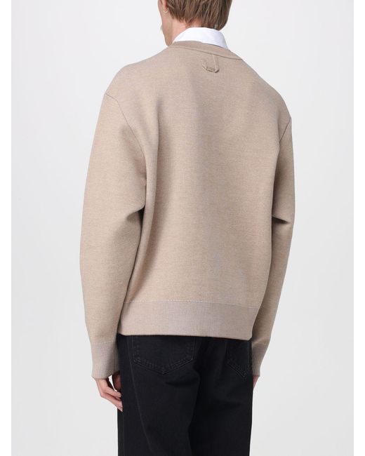 Jacquemus Natural Merino Wool Cardigan for men