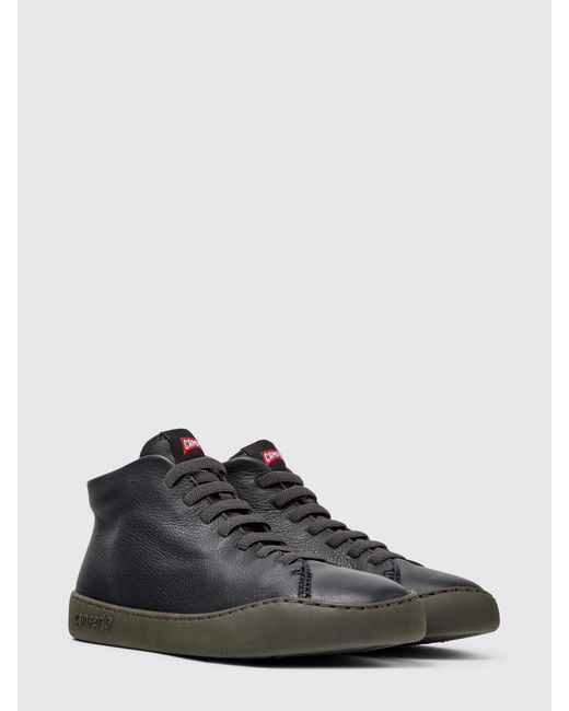 Camper White Peu Touring Leather Sneakers
