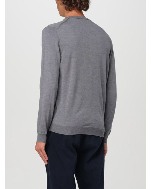 Zanone Gray Sweater for men