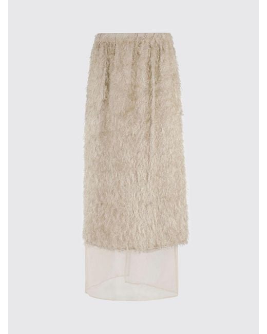 Alysi White Skirt