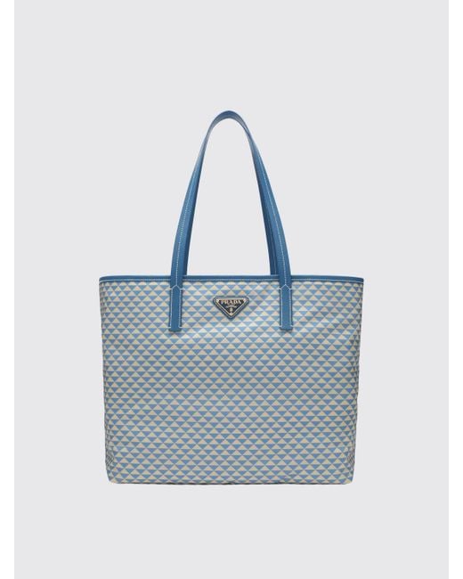 Prada Blue Schultertasche Damen