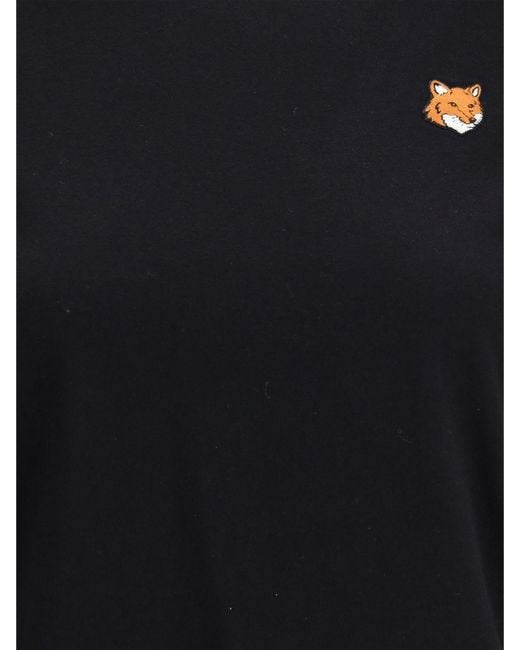 Maison Kitsuné Black Maison KitsunÉ Organic Cotton T-Shirts