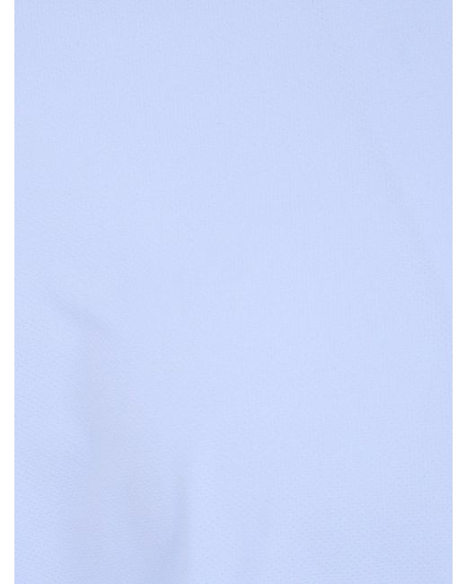 Rrd Blue Slim Fit Technical Polyamide Long-Sleeved Shirt for men