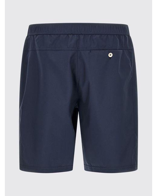 Brunello Cucinelli Blue Technical Fabric Shorts for men