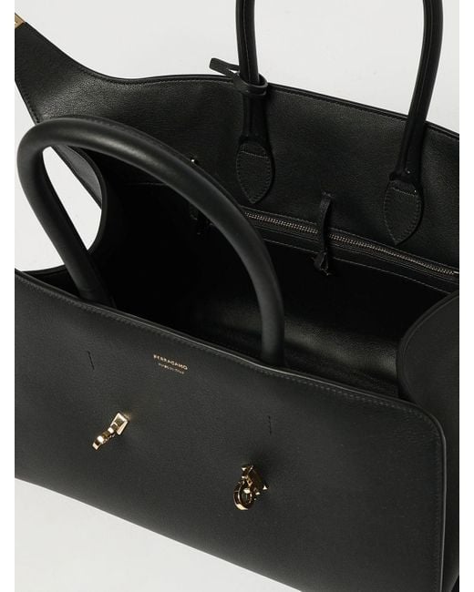 Ferragamo Black Handbag