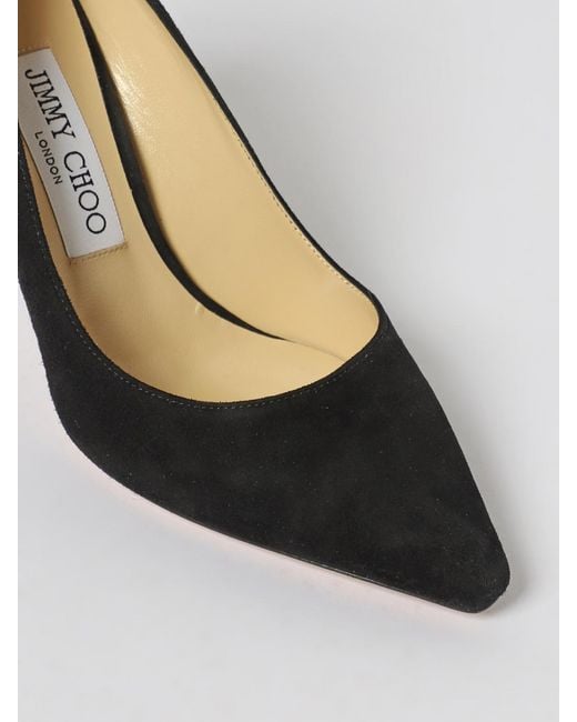 Jimmy Choo Black Romy Suede Pumps