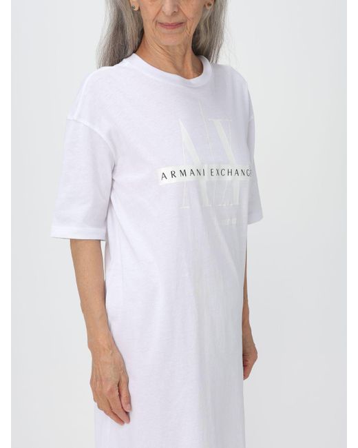Armani Exchange White Dress