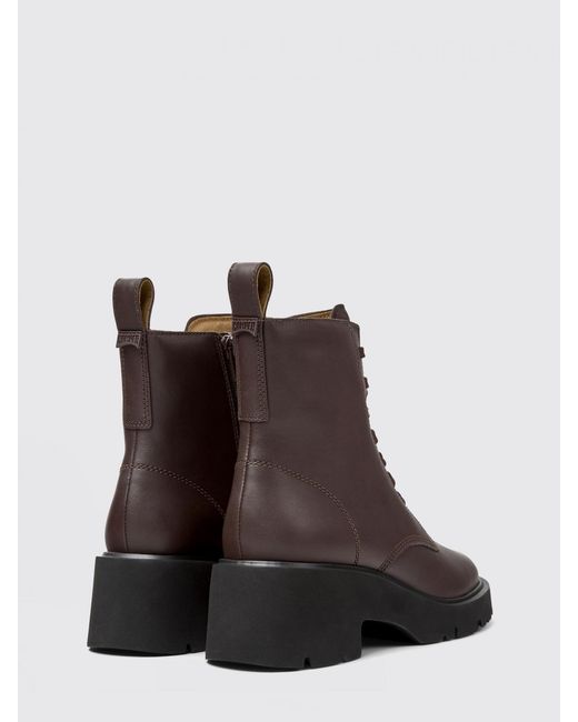 Camper Brown Milah Leather Ankle Boot