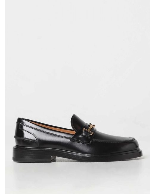 Tod's Black Tod's Suede Penny Loafers