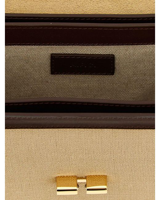A.P.C. Natural Grace Canvas And Leather Bag