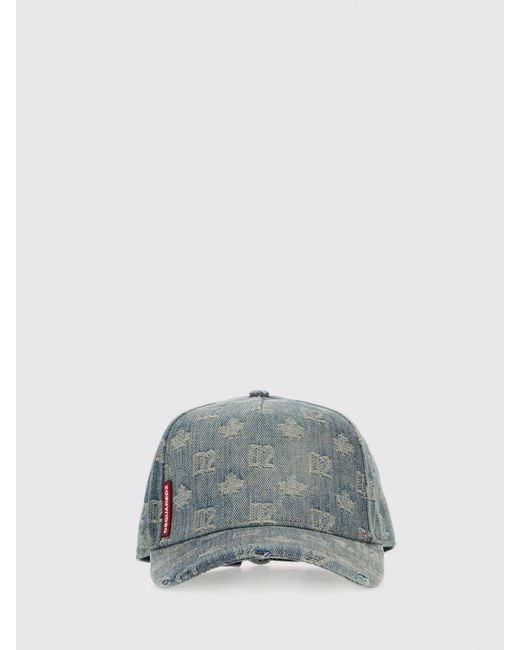 DSquared² Blue Hat for men