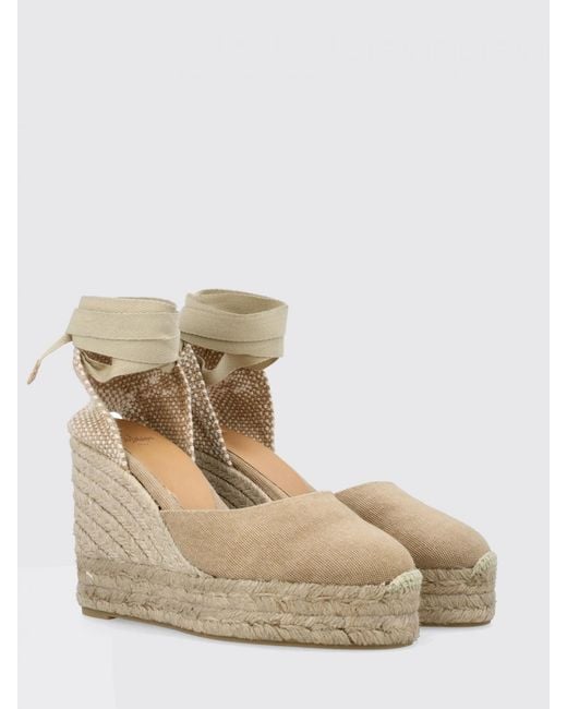 Castaner Natural Flat Shoes