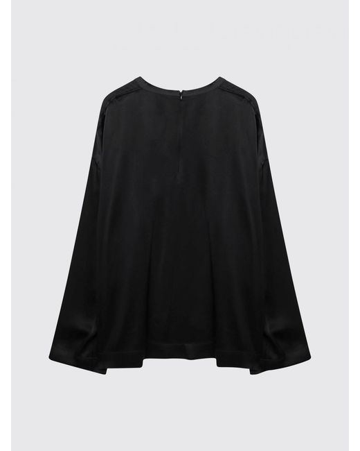Totême Black Viscose Blouse