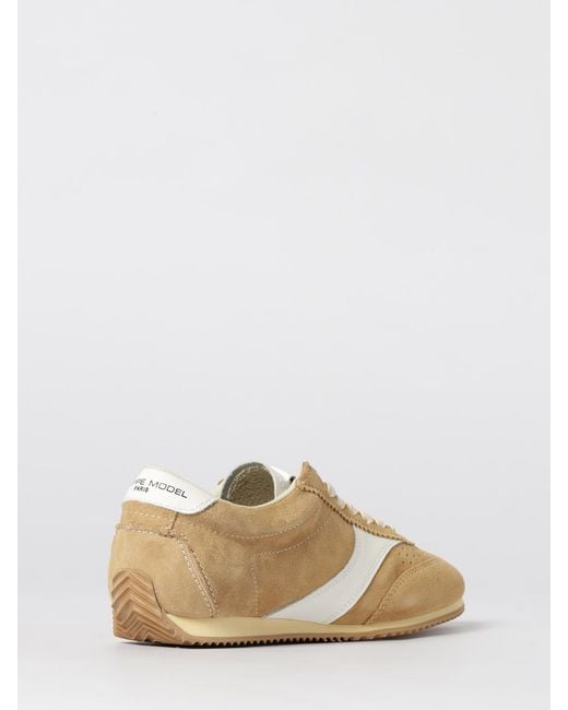 Philippe Model Natural Planche Suede Sneakers