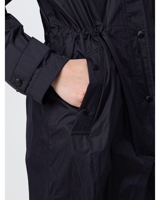 Blauer Blue Nylon Raincoat With Hood