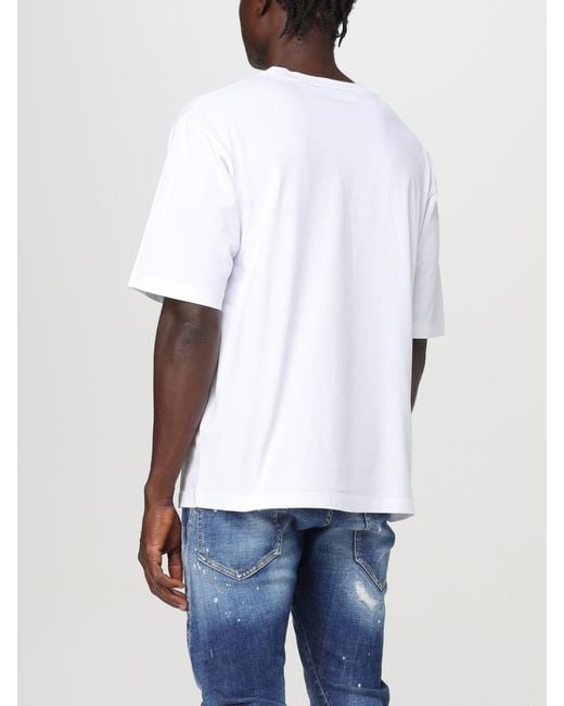 DSquared² White T-shirt for men
