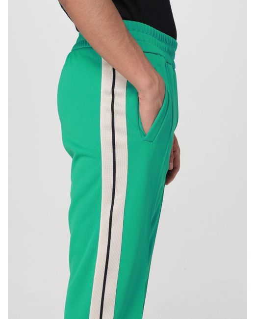Pantalone di Palm Angels in Green da Uomo
