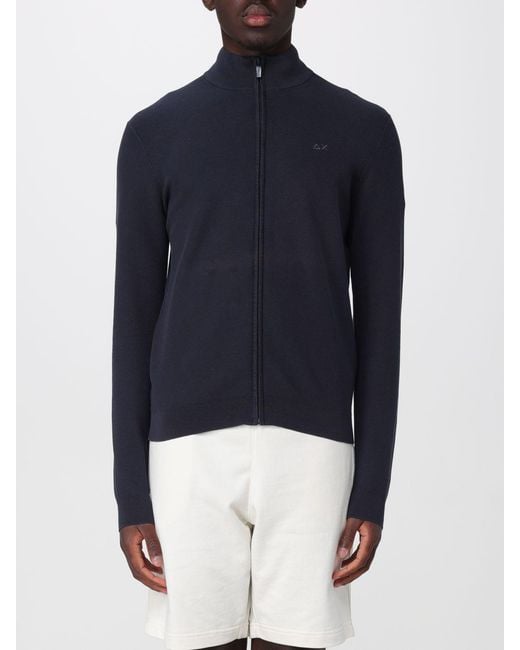 Sun 68 Blue Sweater for men