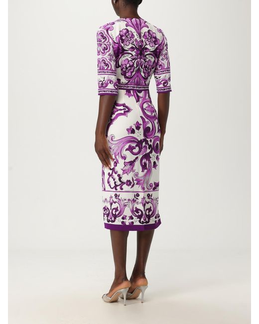 Dolce & Gabbana White Midi Dresses