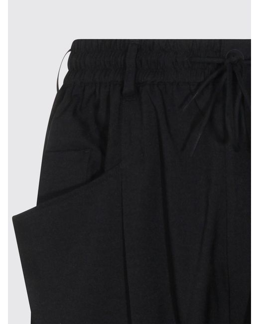 Y-3 Black Recycled Technical Fabric Cargo Trousers for men