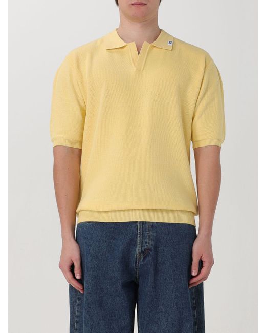 Gcds Yellow Polo Shirt for men