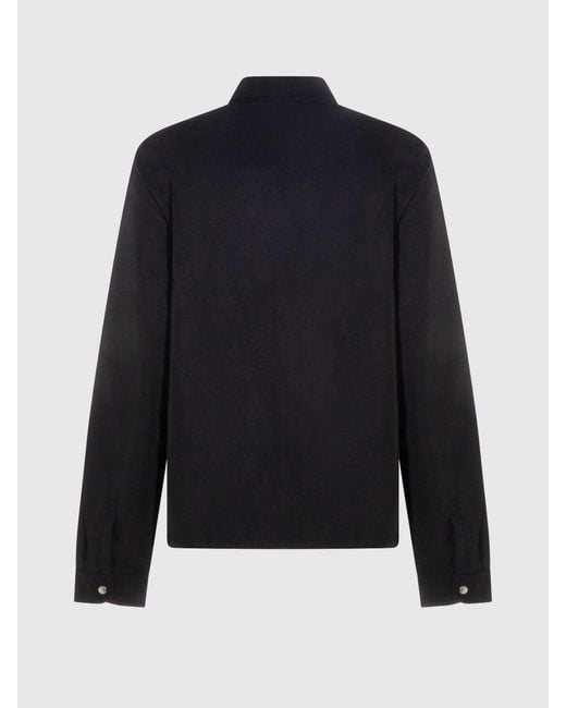 Rick Owens Black Cotton Jacket for men