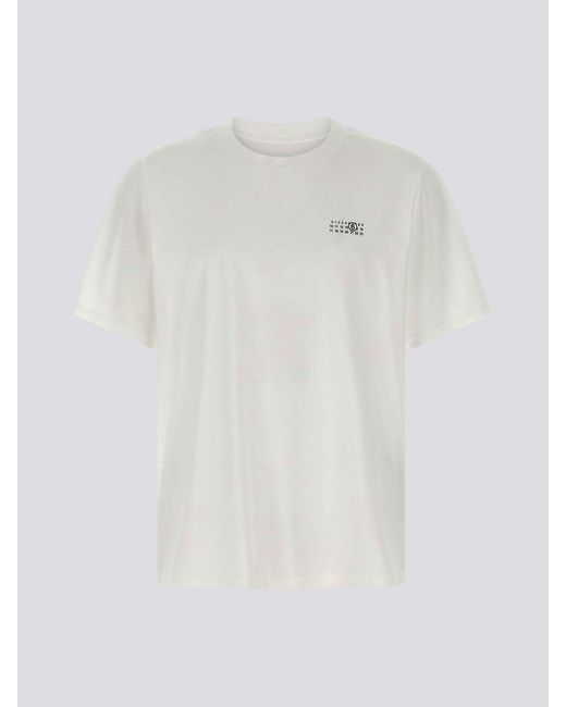 MM6 by Maison Margiela White T-Shirt for men