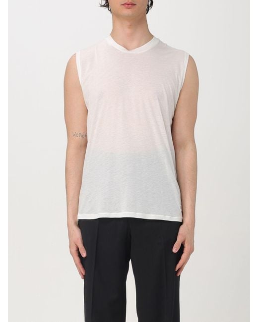 Our Legacy White Cotton Tank Top for men