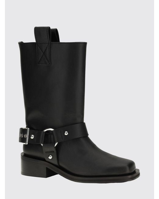 Ganni Black Biker Boot