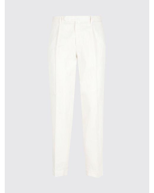 Santaniello Pink Wool And Cashmere Tailored Trousers for men