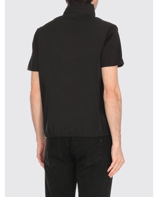 K-Way Black Valen Recycled Fabric Vest for men