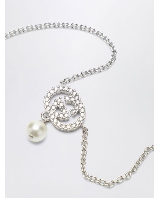 Collana Girocollo di Gucci in White