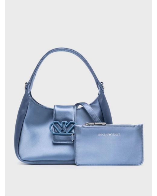 Emporio Armani Blue Shoulder Bag