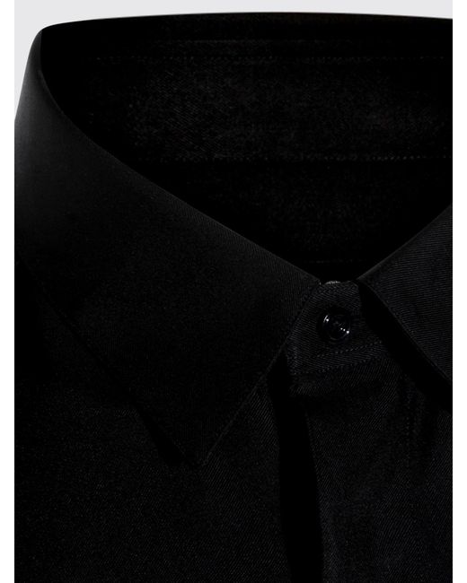 Tom Ford Black Classic Silk Blend Shirt for men