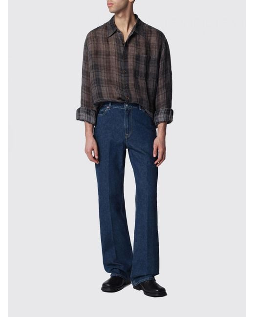 Our Legacy Blue 70S Cut Flared Fit Mid-Rise Denim Jeans for men