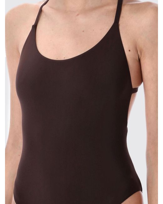 Lido Black Polyamide One Piece Swimsuit