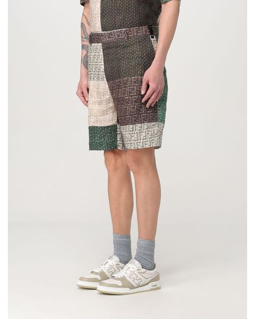 Fendi Shorts Herren in Natural für Herren