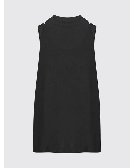 DARKPARK Blue Stretch Cotton Minimal Top