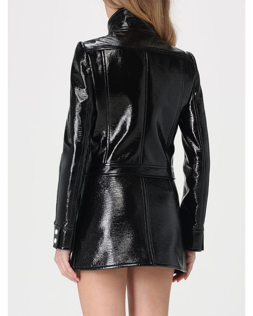 Courreges Black Courr&Egrave	Ges Patent Leather Jacket