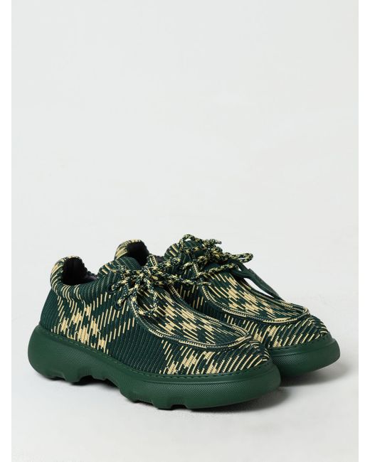 Chaussures derby Burberry pour homme en coloris Green