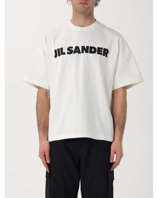 Jil Sander White Oversize T-Shirt for men