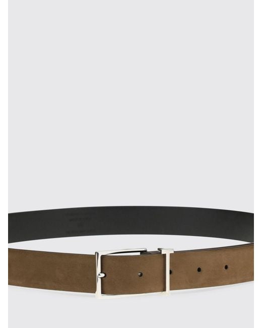 Tom Ford Brown T Loop Belt for men
