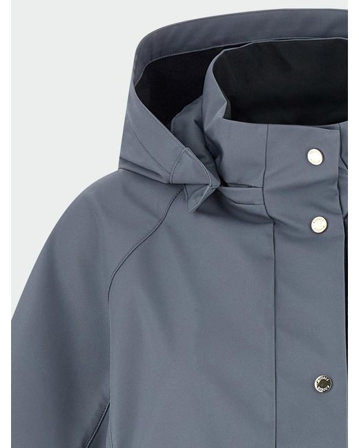 Moorer Gray Technical Fabric Jacket