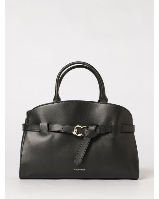 Coccinelle Black Sabine Medium Leather Bag